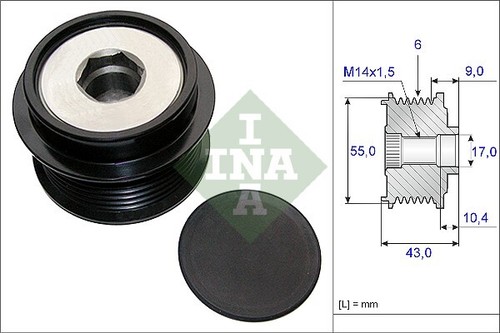 New alternator freewheel - new,
