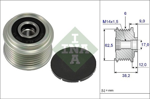 New alternator freewheel - new,