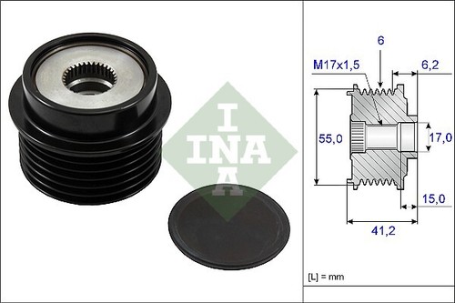 New alternator freewheel - new,