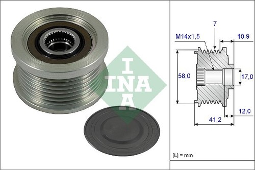 New alternator freewheel - new,