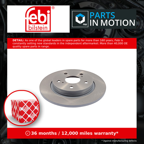 Brake discs pair solid - 2x,