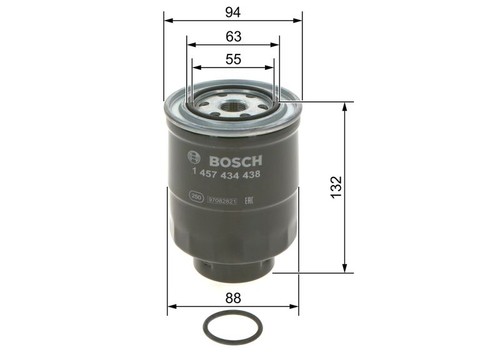 Fuel filter bosch 457 434 - filter, 1