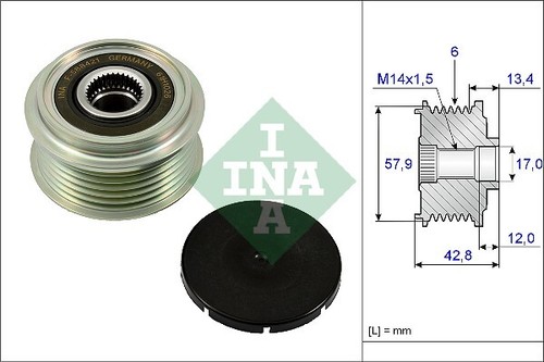 New alternator freewheel - new,