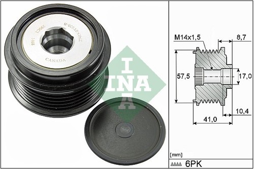 New alternator freewheel - alternator,