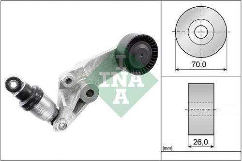 New belt tensioner ribbed - tensioner,, v-ribbed