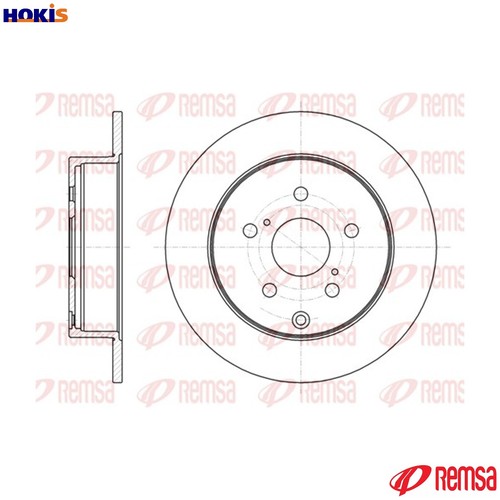 Brake disc 61088 for - 2x, 61088.00