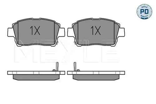 Brake pads front axle 025 - brake,