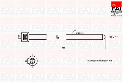 Fai autoparts b2111 - fai, kit