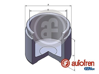 New piston brake caliper - new,